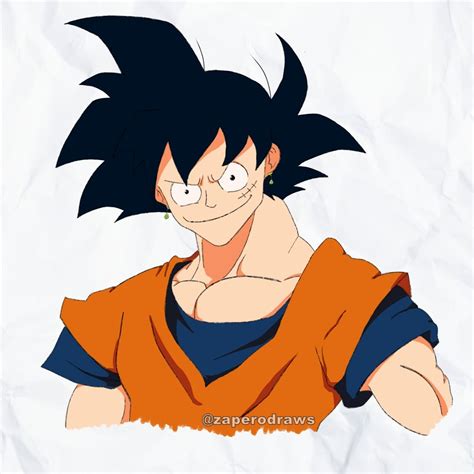 Goku X Luffy Goofy By Zapero001 On Deviantart