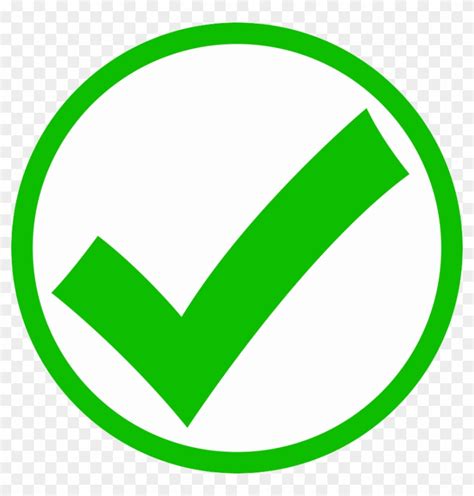 Green Check Mark Icon In A Circle Check List Button Icon Mercury Images