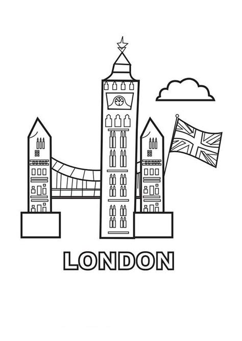 Relax, let your stress fade away and express your creativity by coloring in london pattern # coloring pages # adult coloring # art therapy # all ages # meditation # crativity # London Landmark Big Ben Coloring Page : Coloring Sun ...