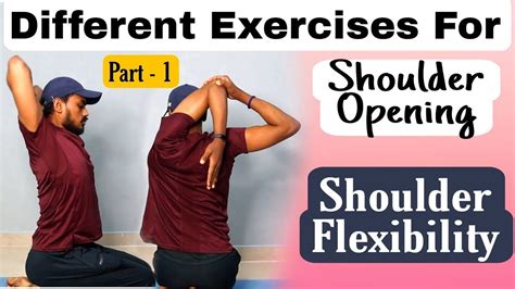 Shoulder Flexibility Different Exercises Yoga Training Flexibility