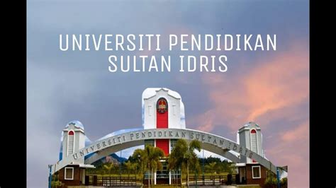 Universiti pendidikan sultan ldris (ups]) didirikan pada 1 mei 1997 melalui warta kerajaan p.u.(a) 132 & 133. UNIVERSITI PENDIDIKAN SULTAN IDRIS - YouTube
