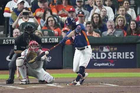 World Series Game 2 Jose Altuve Yordan Alvarez Lead Astros