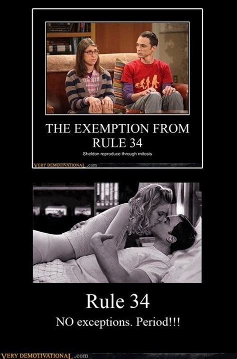 Rule 34 Geek Funny Pinterest Big Bang Theory Bangs And Big