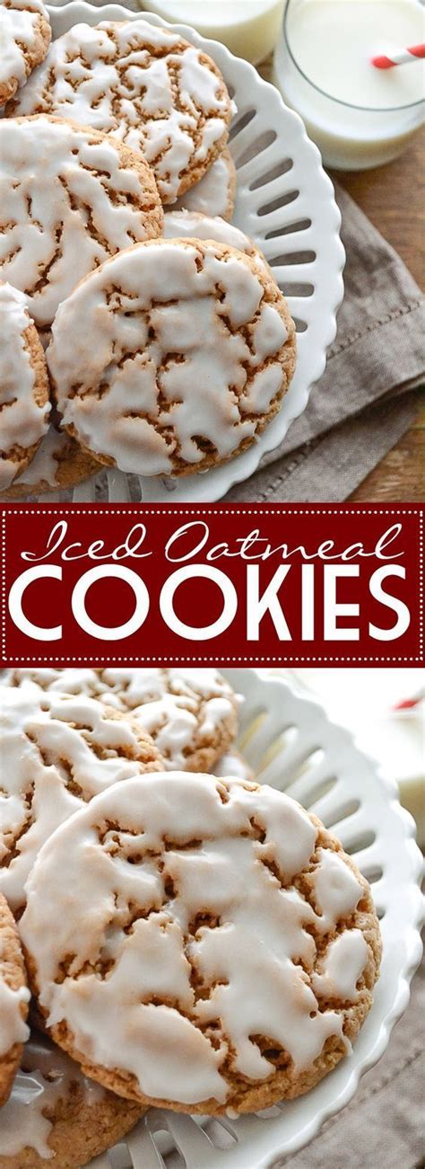 Enter custom recipes and notes of your own. Iced Oatmeal Cookies | Recipe | Yummy cookies, Baking ...