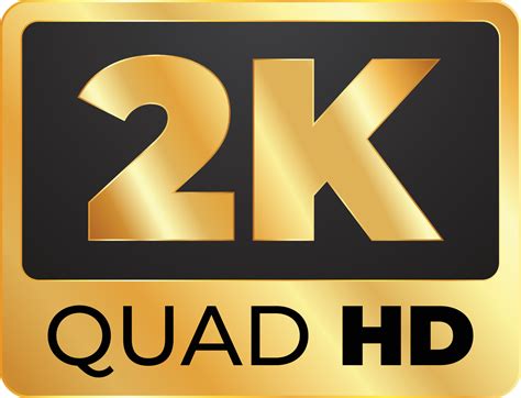 2k Resolution Logo Icon Video Or Screen Resolution Icons Gold Text