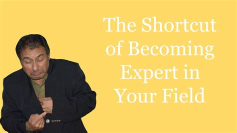 The Shortcut Of Becoming Expert In Your Field Capt Syed Irfan Ul Haq