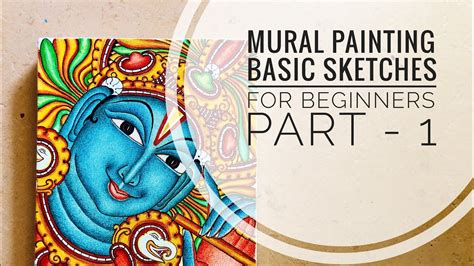 Mural Painting Basic Sketches For Beginners Prrt 1 Youtube
