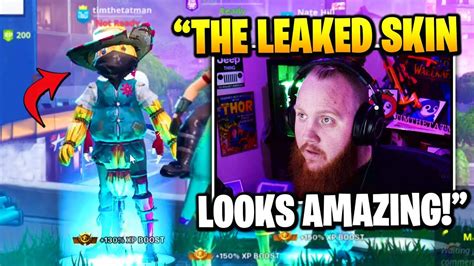 Timthetatman Discovers A New Leaked Scarecrow Skin In Game Fortnite
