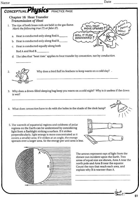 Work power and energy worksheets answers. 14 Best Images of Heat Transfer Worksheet Answer Key ...