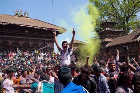 Holi Festival In Basantapur Photo Feature