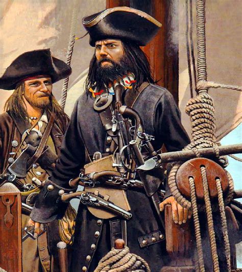 Blackbeard The Pirate Pirate Images Pirate Art Pirates