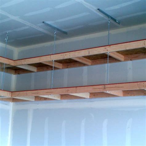 Cheap and easy storage you can build yourself with just a few simple tools. Garage Overhead Mightyshelves Alternative Hardware Methods ...