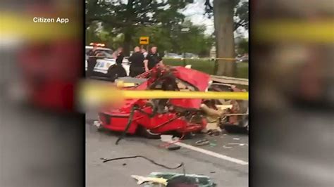 Teen Killed After Car Slams Into Parked Ups Truck In Queens