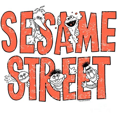 Sesame Street Digital Art By Edith Householder Fine Art America