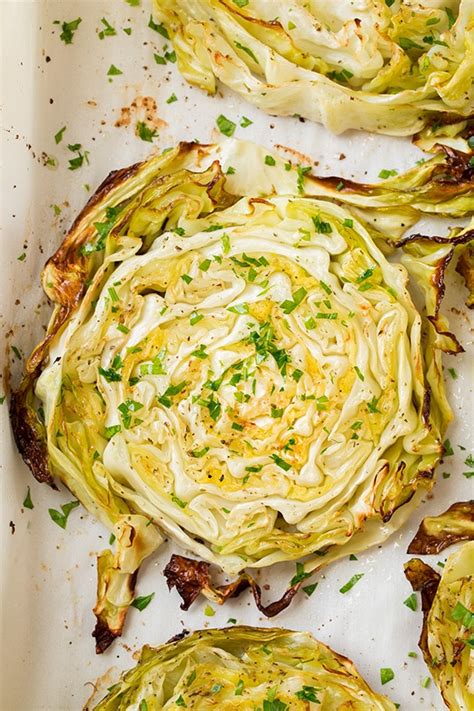 In fact, you can even use roasted garlic cloves instead of the normal garlic cloves. Garlic Roasted Cabbage Wedges - Cooking Classy