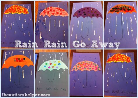 Rainy Day Craft With A Fine Motor Twist The Autism Helper Rainy