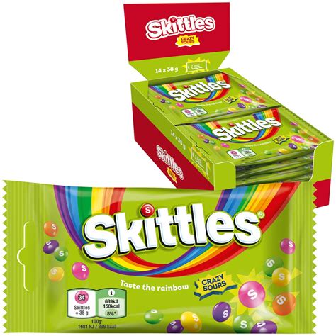 Skittles Crazy Sours 14x 38g Günstig Kaufen Best In Food