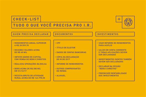 Vale lembrar ao contribuinte que precisa fazer a declaração, para não deixar para última hora, porque o site da receita federal sempre fica congestionado nos últimos dias para declarar. Imposto de Renda: Guia de documentos necessários para ...