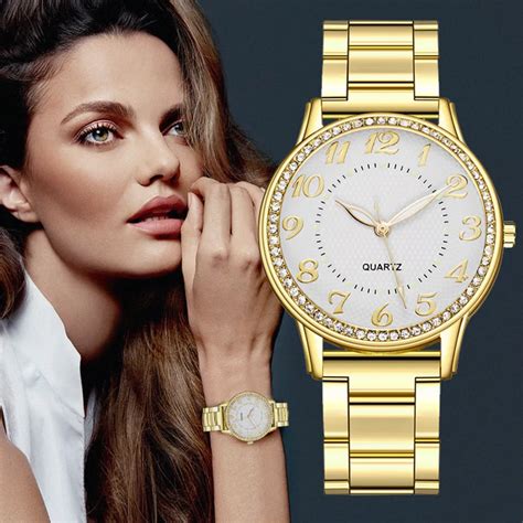 gran oferta relojes de mujer часы женские reloj de cuarzo relojes de lujo reloj de cuarzo acero