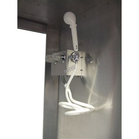 Portable Teleshower Of Aluminium For Asbestos Workers Decontamination