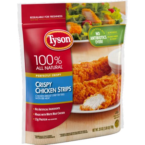 Tyson® Fully Cooked Crispy Chicken Strips 25 Oz Food 4 Less
