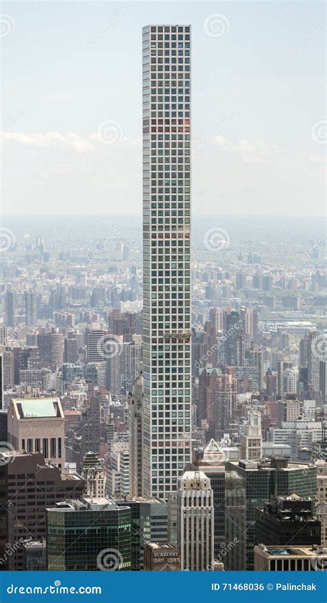 Worlds Tallest Residential Skyscraper In Manhattan Editorial Photo