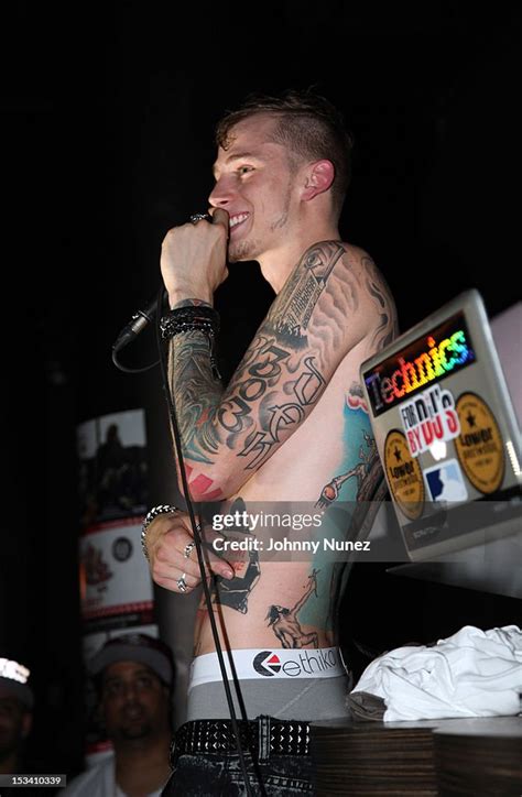 Machine Gun Kelly Performs At His Lace Up Album Listening Party At