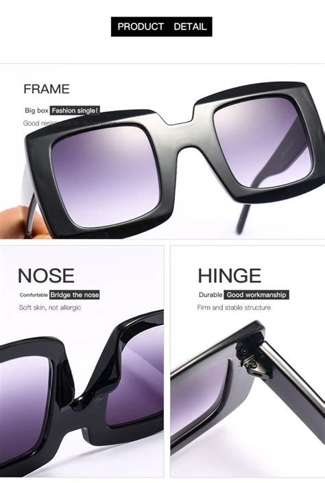 Rectangle Eyeglasses Optical Frames Clear Glasses Square Spectacle Big