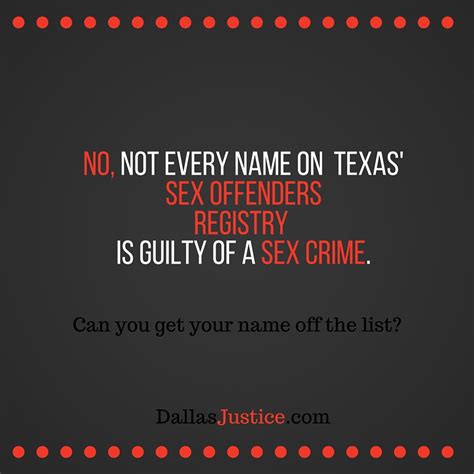 texas sex offender registry list is huge but not every listed sex offender is an adult who