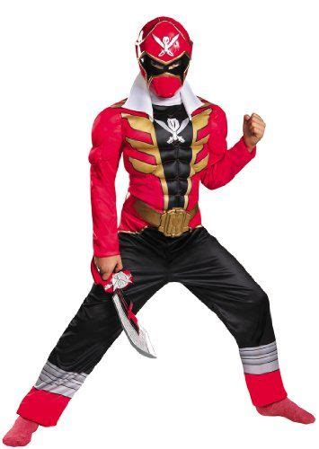 Disguise Saban Super Megaforce Power Rangers Red Ranger Classic Muscle