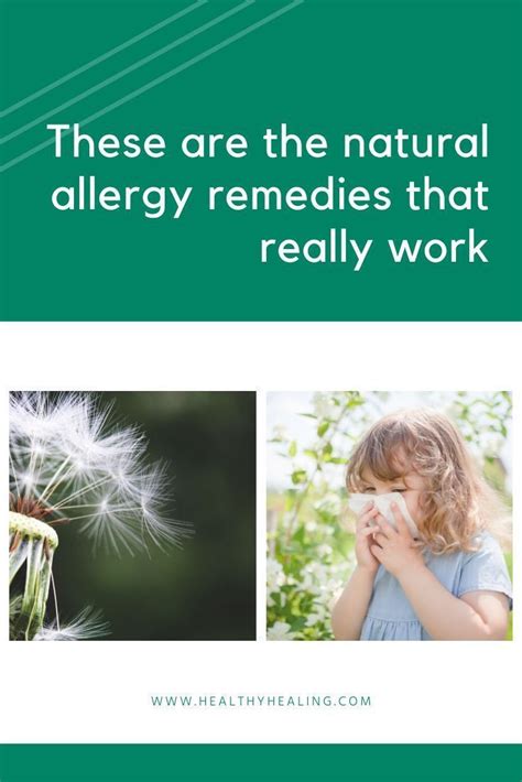 These Are The Natural Allergy Remedies That Really Work Natural