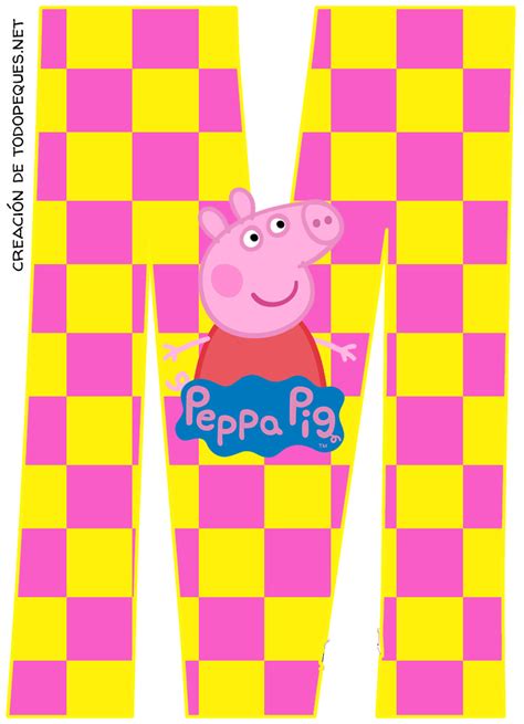 Peppa Pig Letra M Todo Peques Hot Sex Picture