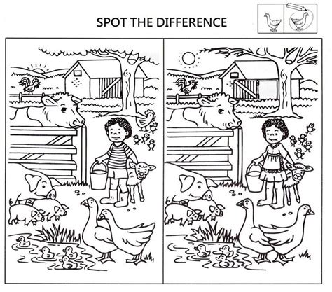 Spot The Difference Worksheets For Kids With Images Worksheets For