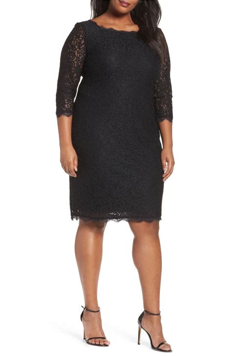 Adrianna Papell Lace Overlay Sheath Dress Plus Size Nordstrom
