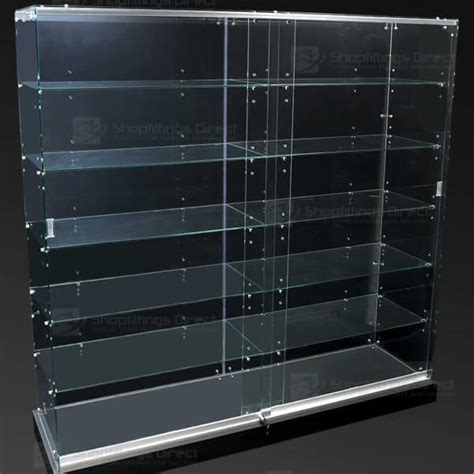 Deluxe Frameless Glass Shop Display Showcases Shopfittings Direct