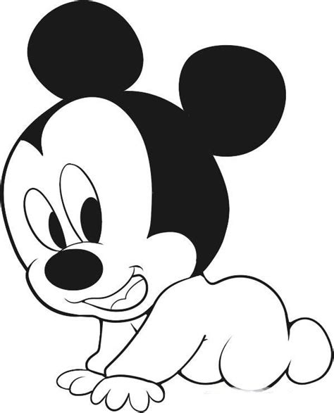 Dibujos Kawaii Para Colorear E Imprimir Mickey