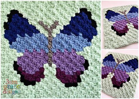 Crochet Butterfly Graph Pattern Amelias Crochet