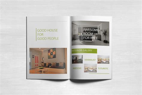 Interior Brochure Template Vol1 Present Your Design On This Mockup