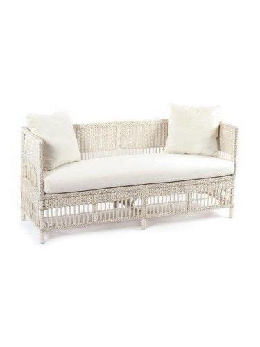 Cottage Wicker Furniture Sonoma Wicker Daybed Weathered White White