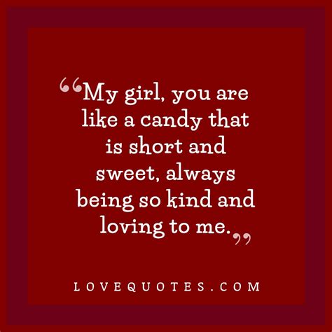 My Girl Love Quotes