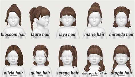 Toddler Hair Conversions Pt3 Cc The Sims