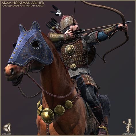 Adam Horseman Archer 3D model | CGTrader
