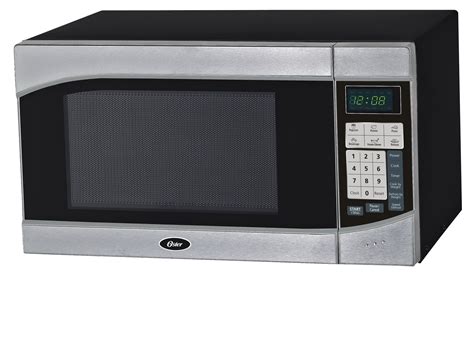 Oster Cubic Foot Digital Microwave Oven Stainless Black Walmart