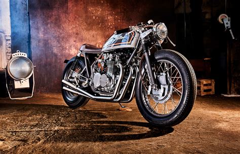 FOUR POT SUPERSHOT A Classic Honda CB Cafe Racer From Mellow Motorcycles Pipeburn