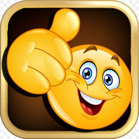 Emoticon Smiley Emoji Thumb Signal Clip Art Png
