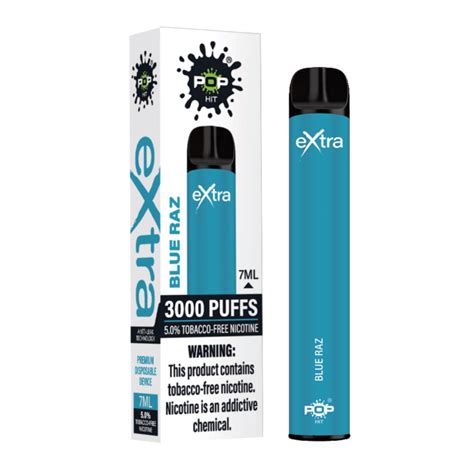 Pop Hit Extra Tfn 3000 Puffs Disposable Vapes Stone Smokes