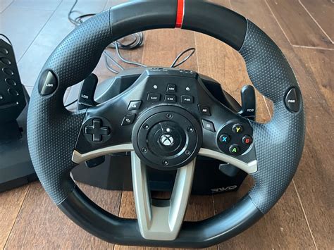 Hori Rwo Xbox Pc Gaming Racing Wheel Complete Bundle With Usb Adapter