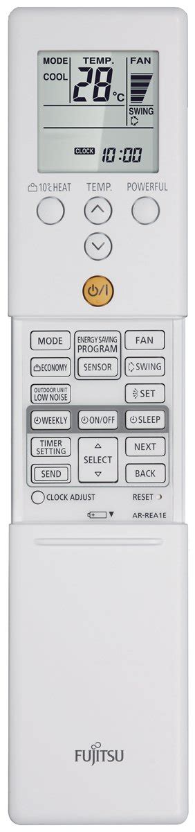 Fujitsu Mini Split Remote Control Manual