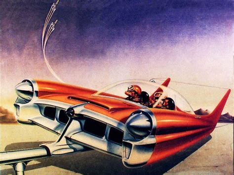 The Rambler Of The Future Retro Futurism Automotive Artwork Concept