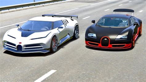 Bugatti Centodieci Vs Bugatti Veyron Super Sport Drag Race 20km Youtube